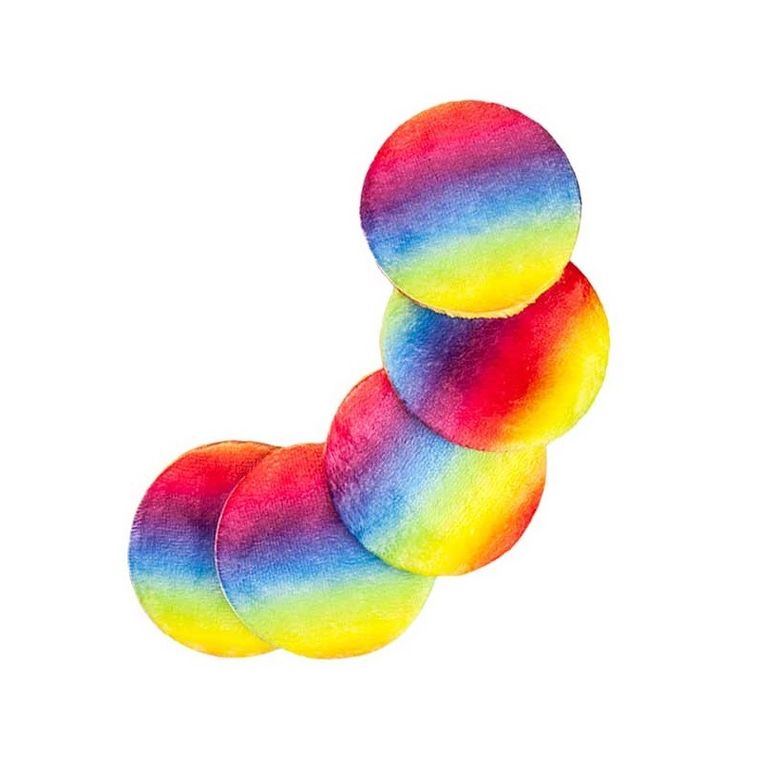 Glov, Moon Pads Rainbow, płatki wielorazowe, 5 szt.