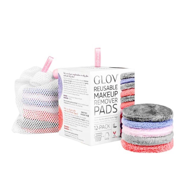 Glov, Starter Set, zestaw wielorazowych płatków kosmetycznych, 12 szt.
