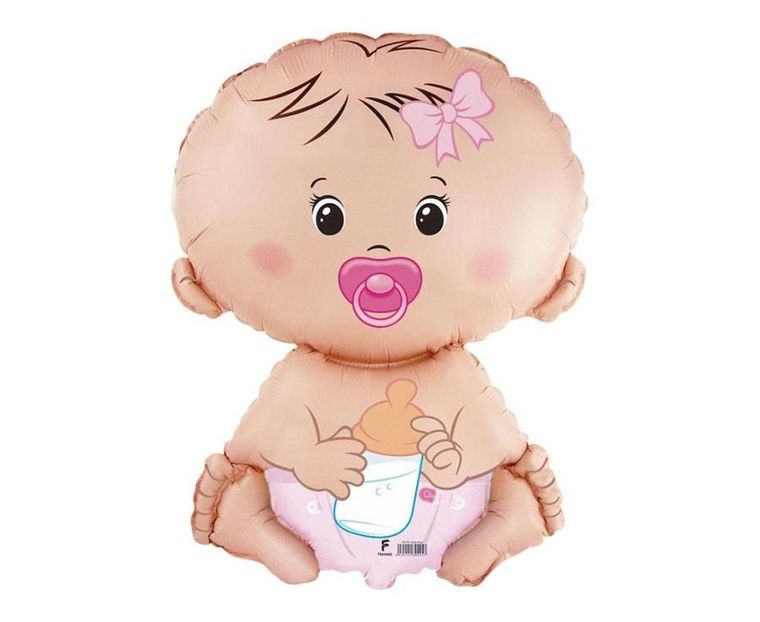 GoDan, balon foliowy, bobas, dziewczynka, 67 cm