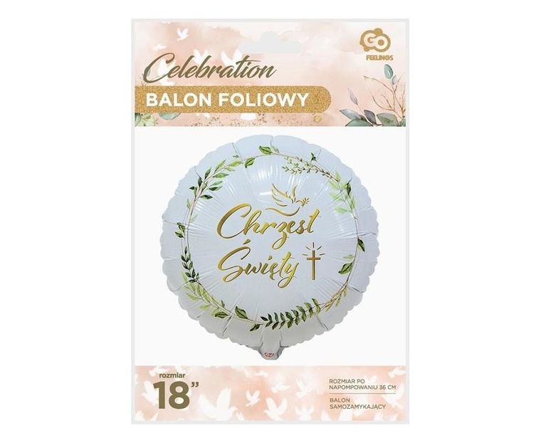 Godan, balon foliowy Chrzest Święty