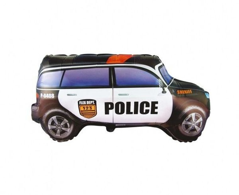 Godan, balon foliowy, Fx, police Car