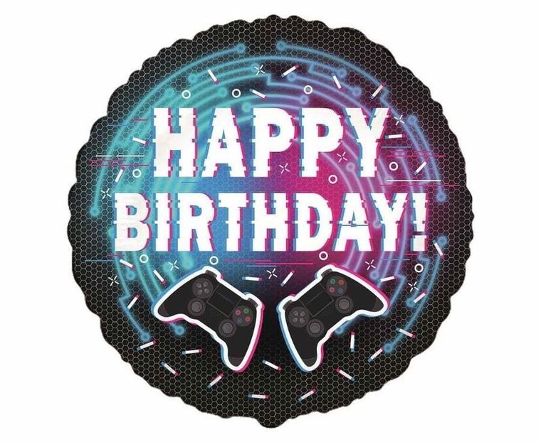 Godan, balon foliowy, happy birthday, 46 cm