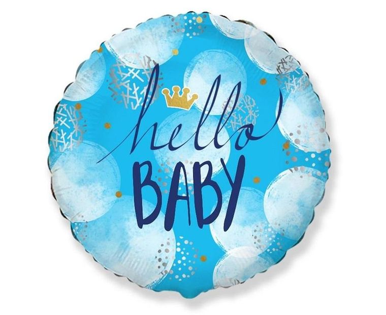 Godan, balon foliowy Hello Baby Boy FX, 46 cm