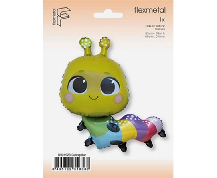 GoDan, balon foliowy, Kolorowa Gąsiennica, 79 cm