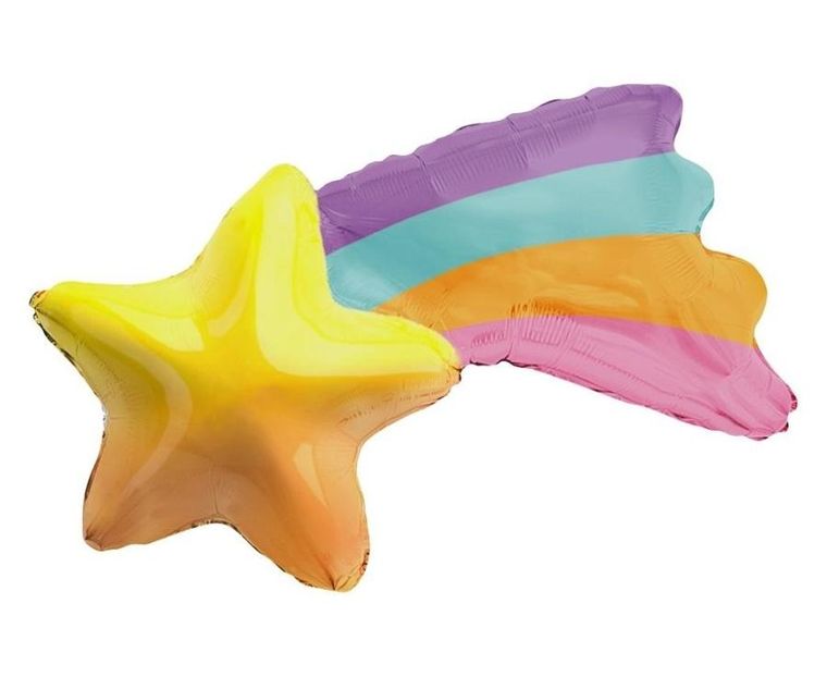 Godan, balon foliowy, Tęczowa Kometa, 75-56 cm