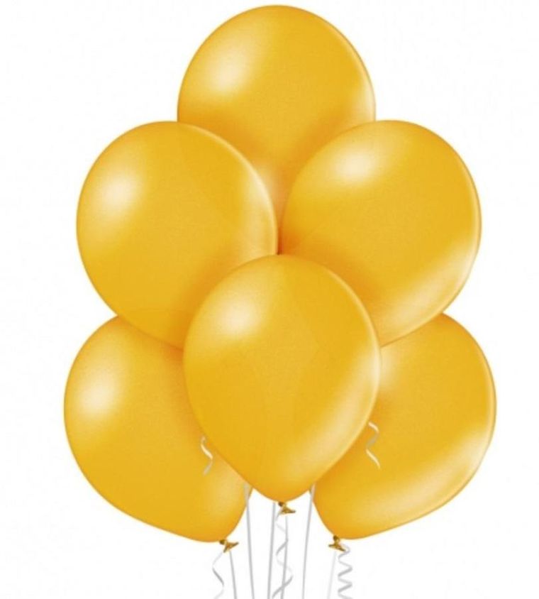 Godan, balony B105 metaliczne, złote, 30 cm, 100 szt.