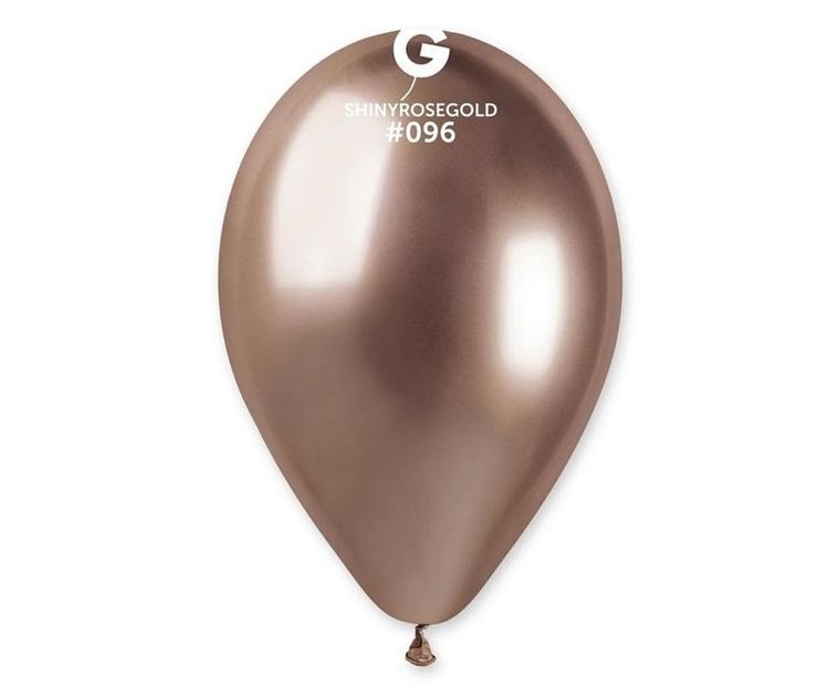 Godan, balony chromowane różowo-złote, 50 szt.