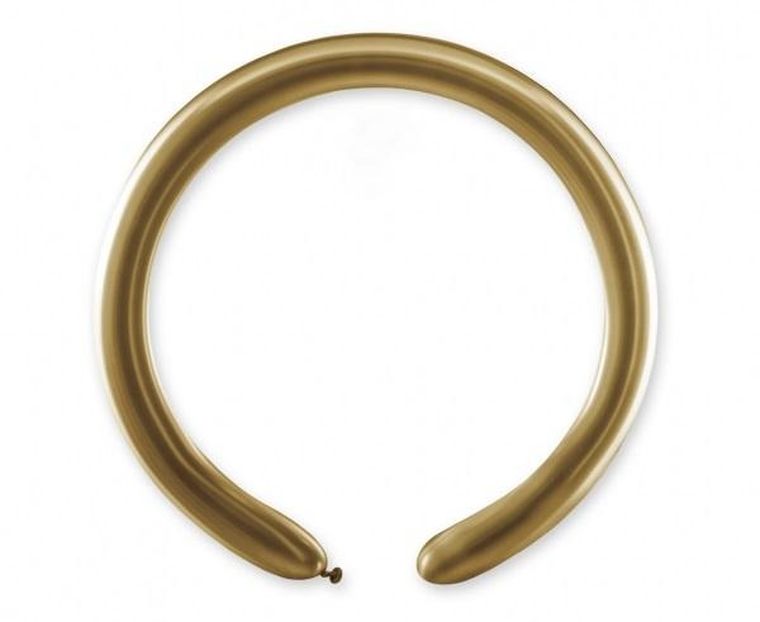 GoDan, balony do modelowania, złote, 100 szt.