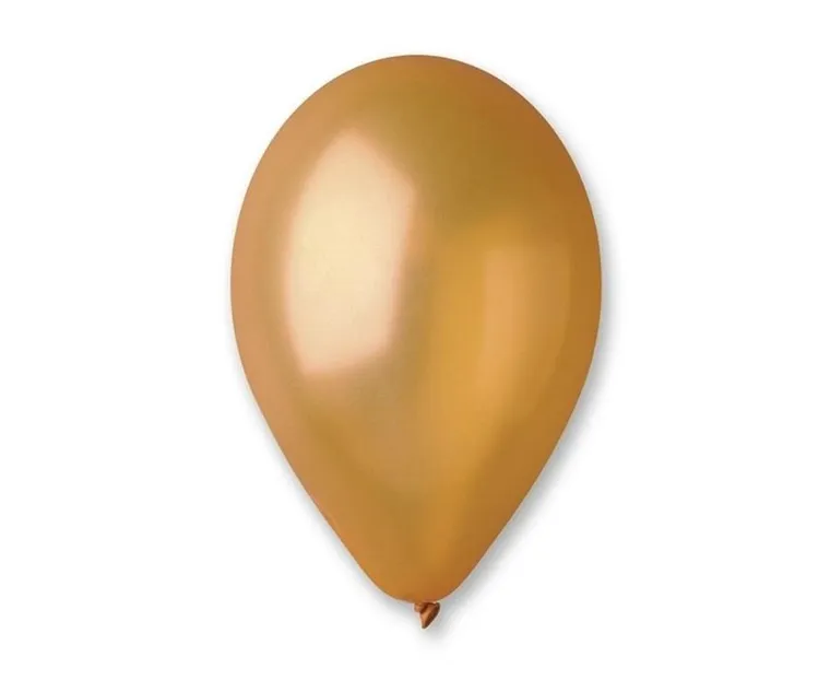 GoDan, balony metaliczne, złote, 33 cm, 50 szt.