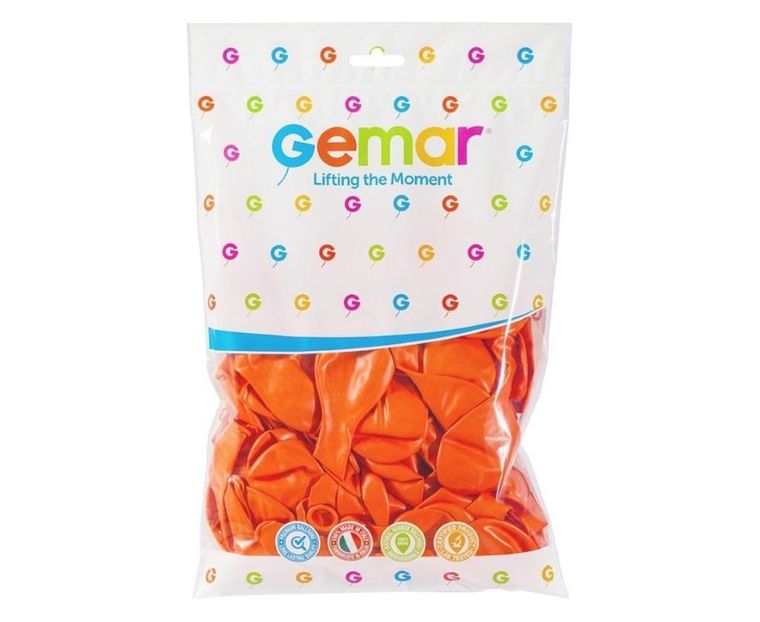 GoDan, balony, pastel, pomarańczowe, 100 szt.