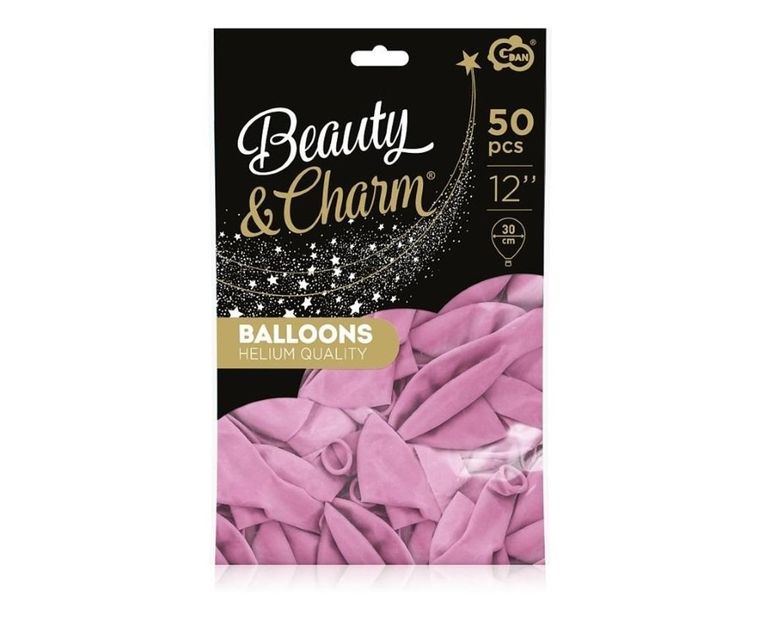GoDan, Beauty&Charm, balony makaronowe, liliowe, 30 cm, 50 szt.