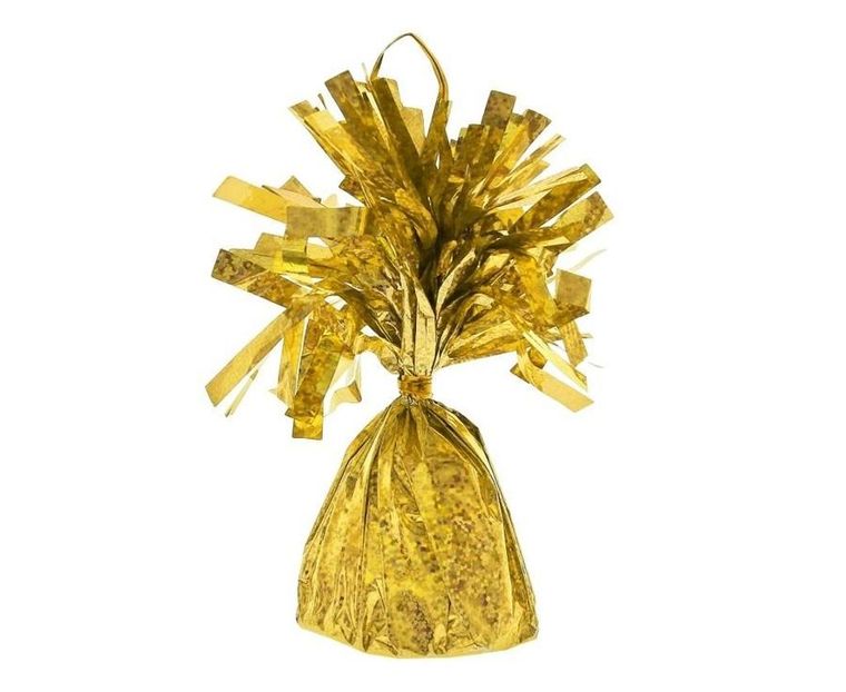 Godan, ciężarek foliowy do balonów, złoty, 145g