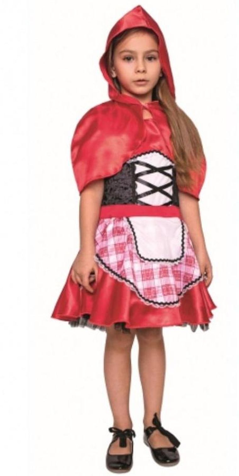 GoDan, Czerwony Kapturek, strój dla dzieci, rozmiar 110/120 cm