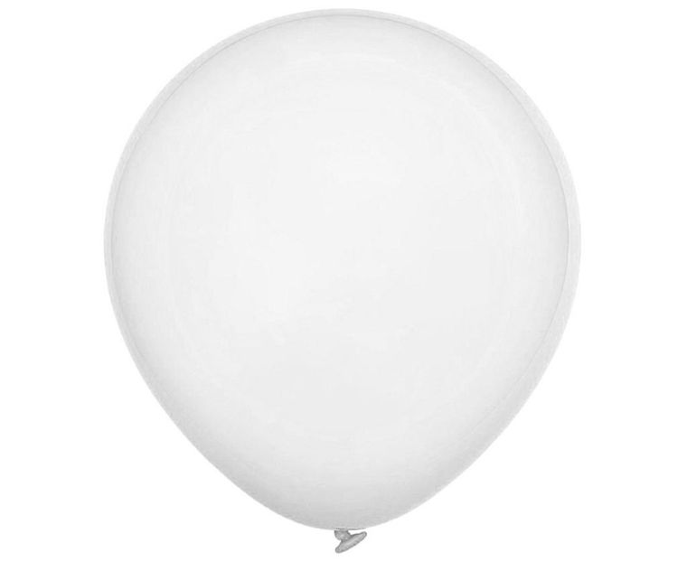 GoDan, Decomex, balony, pastelowe, White, 100 szt.