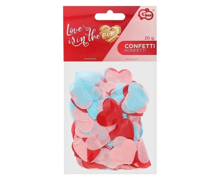 GoDan, konfetti bibułkowe, Love is in the Air Eco, 20g