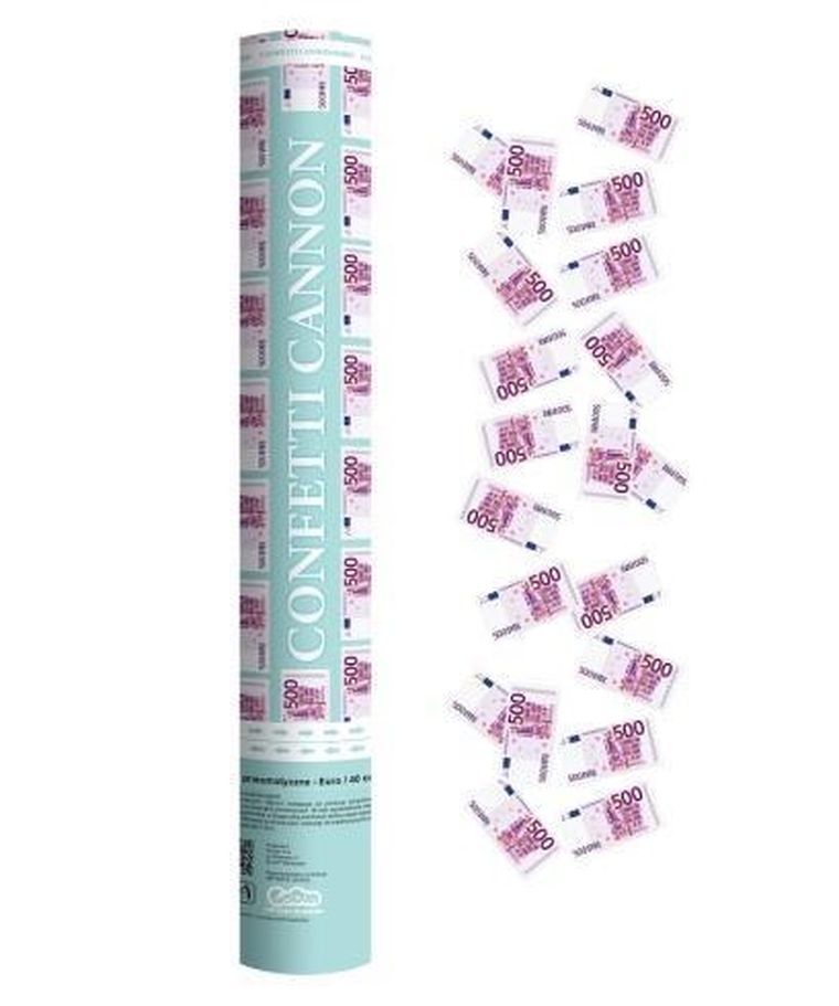 GoDan, konfetti pneumatyczne, euro, 40 cm