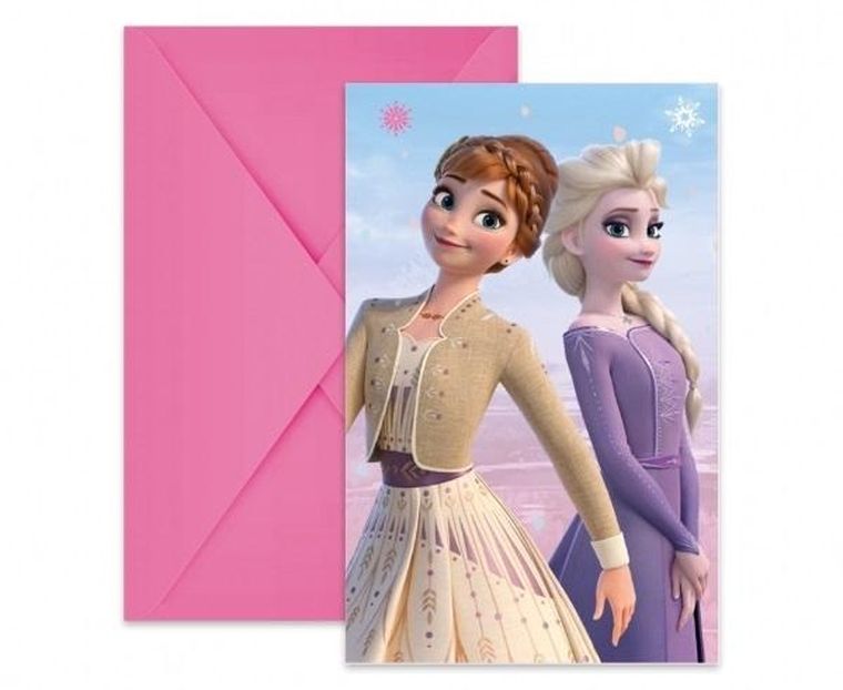 GoDan, Kraina Lodu, zaproszenia uniwersalne, 6 szt.