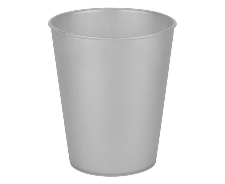 Godan, kubek plastikowy wielokrotnego użytku, srebrny