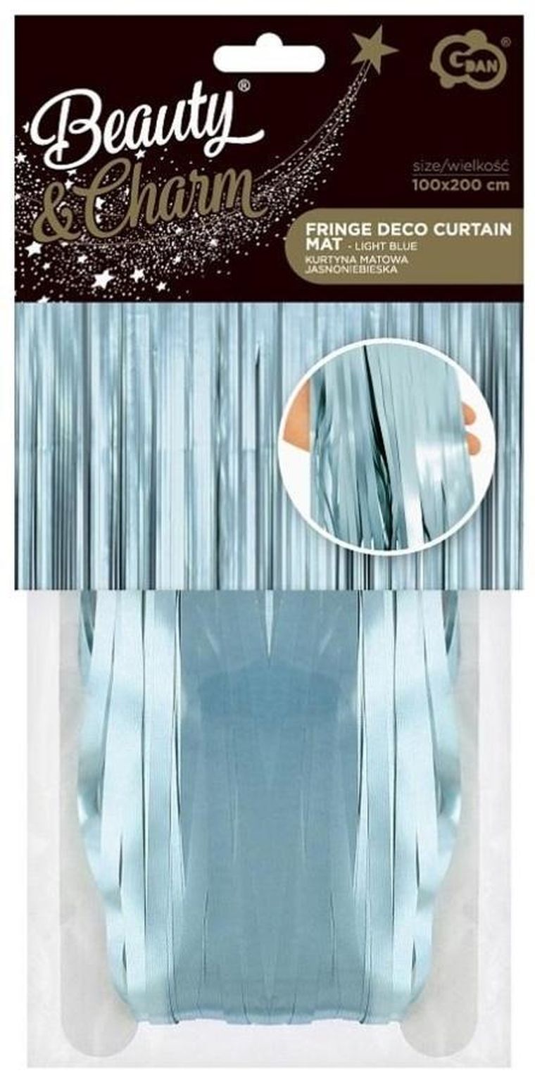GoDan, kurtyna matowa, jasnoniebieska, 100-200 cm