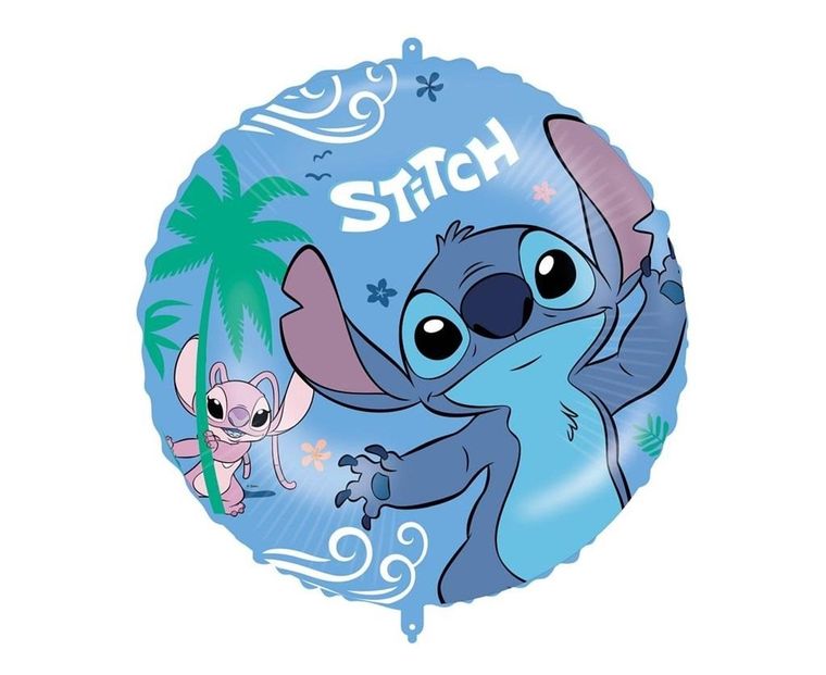 GoDan, Lilo i Stitch, balon foliowy, Stitch i Angel, 46 cm