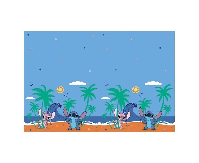 GoDan, Lilo i Stitch, obrus plastikowy, Stitch i Angel, 120-180 cm