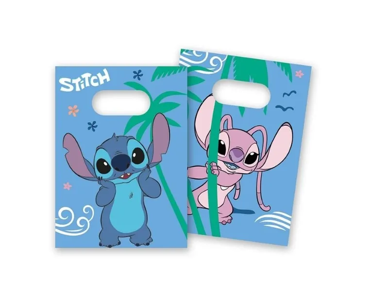 GoDan, Lilo i Stitch, torebki papierowe, Stitch i Angel, 4 szt.