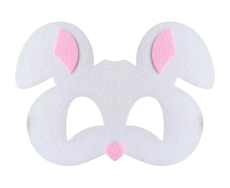 GoDan, maska filcowa, królik, 18,5-13 cm