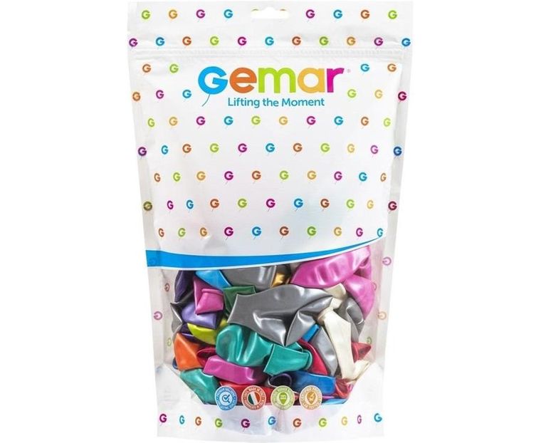 GoDan, Metal, balony, różnokolorowe, 50 szt.