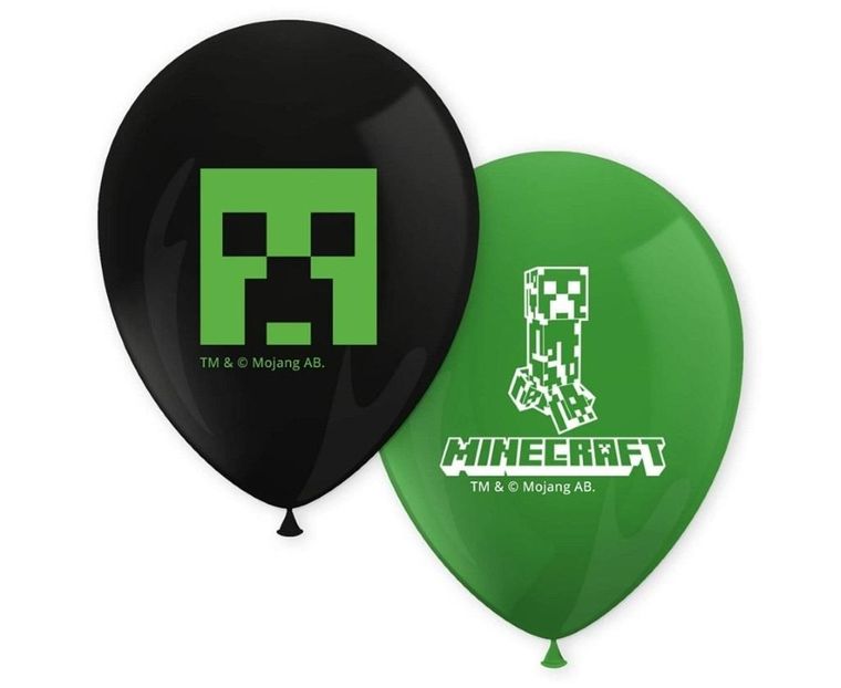 GoDan, Minecraft, balony, 8 szt.