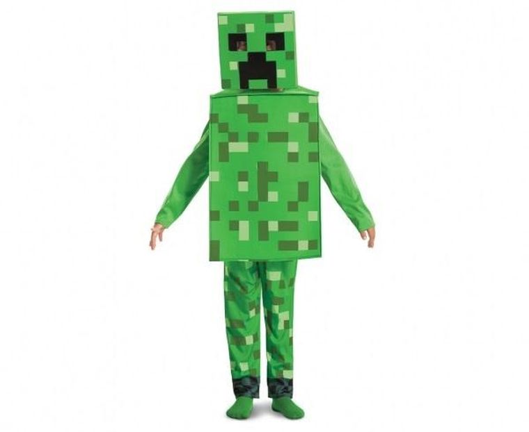 GoDan, Minecraft, Creeper Fancy, strój dla dzieci, rozmiar M