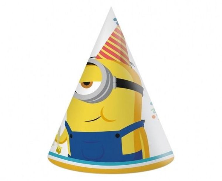GoDan, Minionki, czapeczki papierowe, 6 szt.