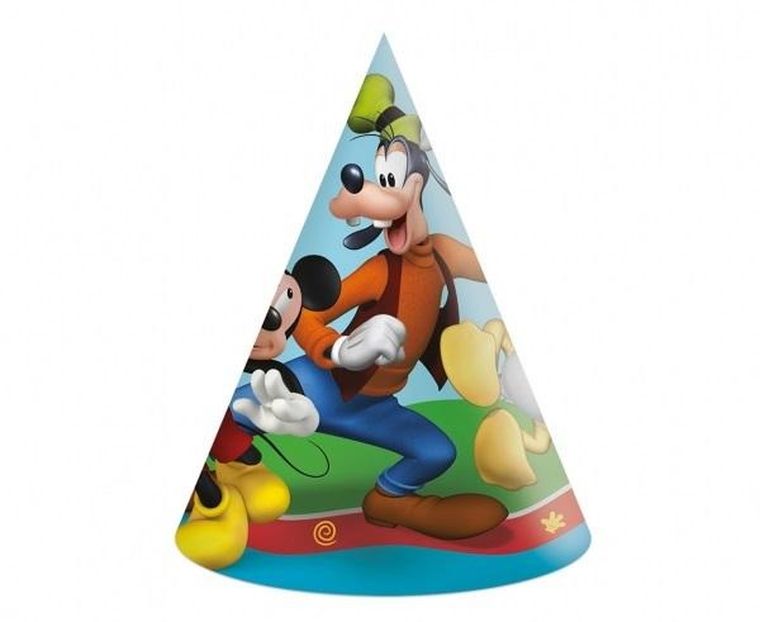 GoDan, Myszka Miki, czapeczki papierowe, 6 szt.