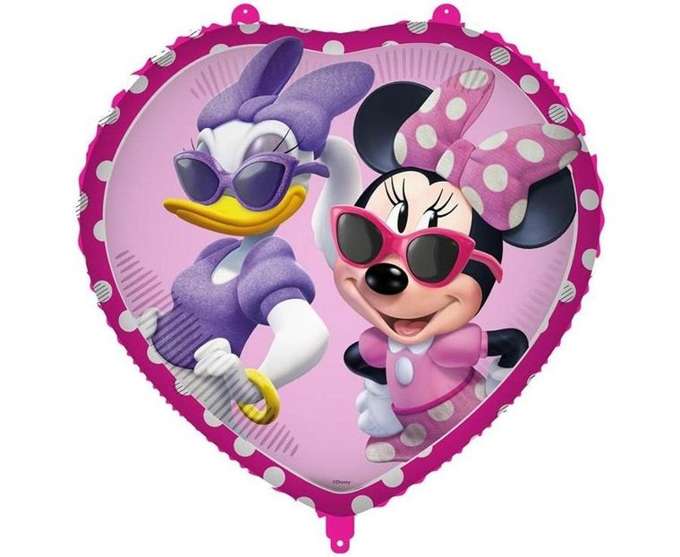 GoDan, Myszka Minnie, balon foliowy, heart, 46 cm