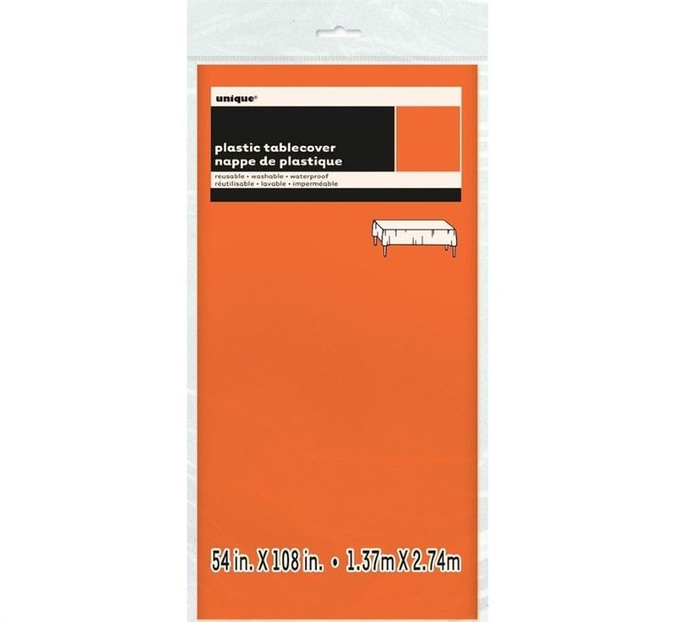 GoDan, obrus foliowy, pomarańczowy, 213-137 cm