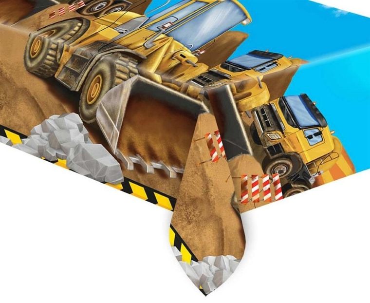 GoDan, obrus plastikowy, Construction, 120-180 cm