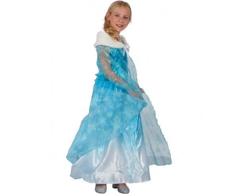 GoDan, peleryna księżniczki, błękitna, rozmiar 120/130