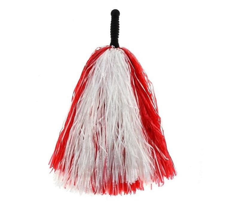 GoDan, pompon czirliderki, biało-czerwony