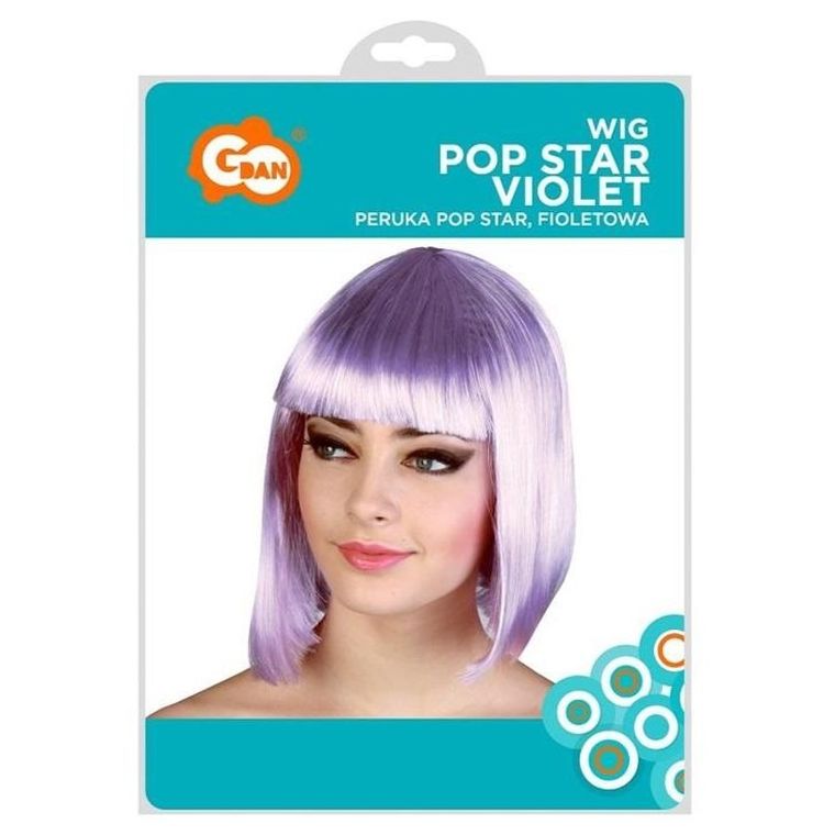 GoDan, Pop Star, peruka, fioletowa