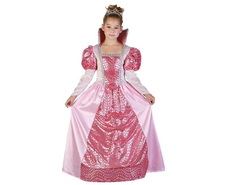 GoDan, Różowa Królowa, strój dla dzieci, rozmiar 120/130 cm