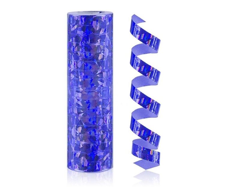 GoDan, serpentyna holograficzna, granatowa, 4m