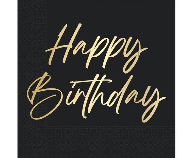 GoDan, serwetki papierowe, Happy Birthday, 33-33 cm, 20 szt.
