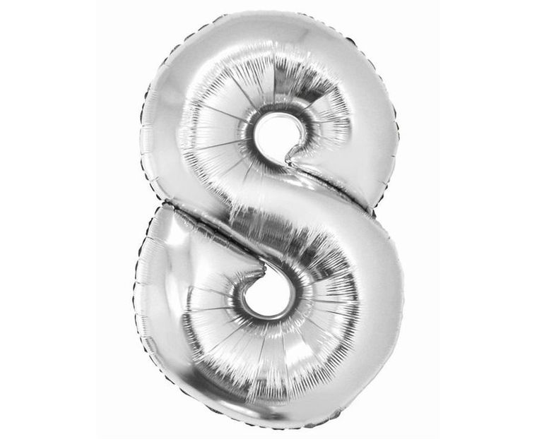 Godan, Smart, balon foliowy, cyfra 8, 76 cm