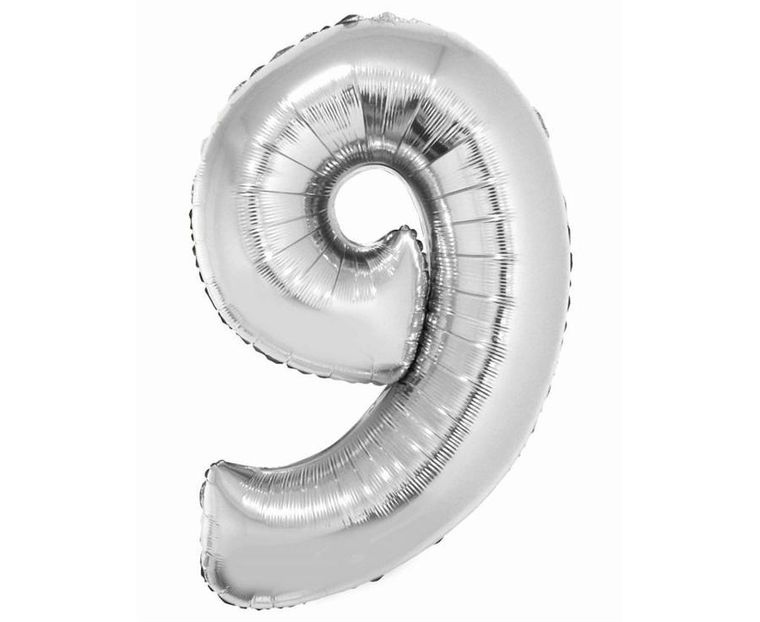 Godan, Smart, balon foliowy, cyfra 9, 76 cm