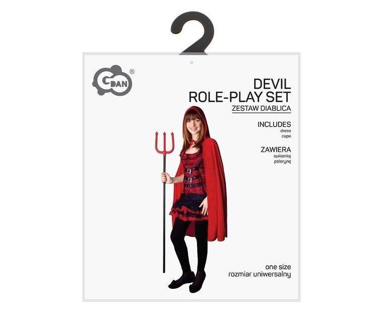 GoDan, strój dla dorosłych, Diablica, rozmiar uniwersalny