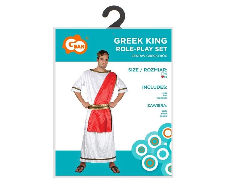 GoDan, strój dla dorosłych, Grecki Bóg, rozmiar 56