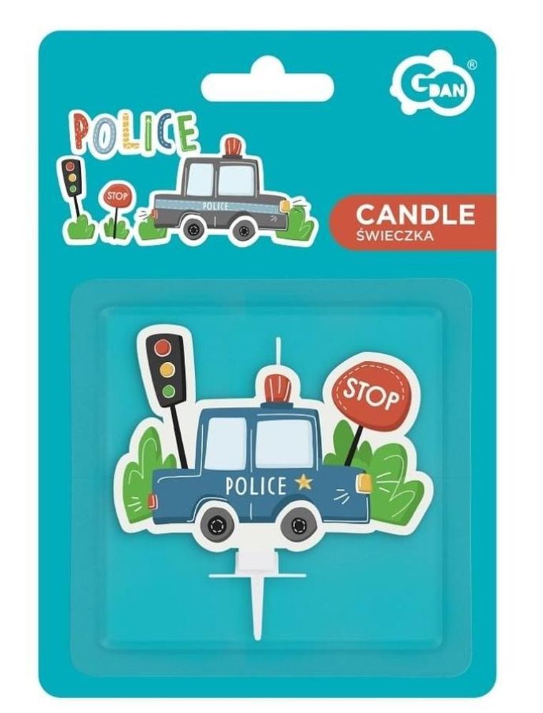 Godan, świeczka urodzinowa, Police, 5-7 cm