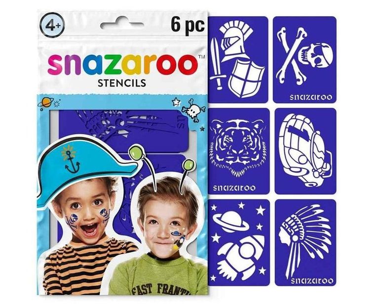 GoDan, szablony do malowania twarzy, 6 szt.