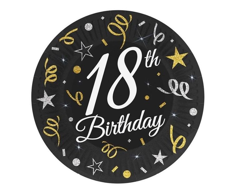 Godan, talerzyki papierowe, 18 cm, 6 szt.