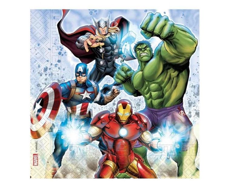 GoDan, The Avengers, serwetki papierowe, 33-33 cm, 20 szt.