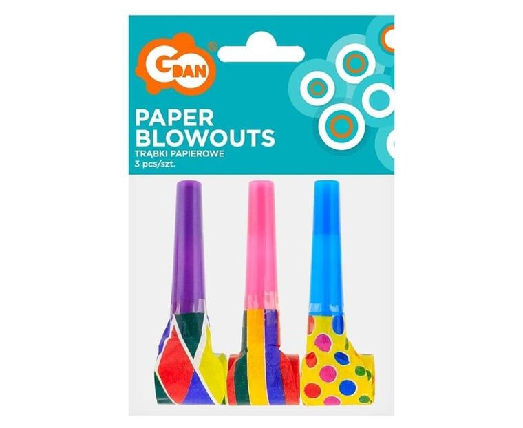 Godan, trąbka karnawałowa, 3 szt.